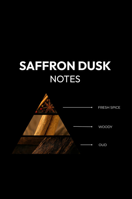 SAFFRON DUSK - Sacred spice. Sensual skin.