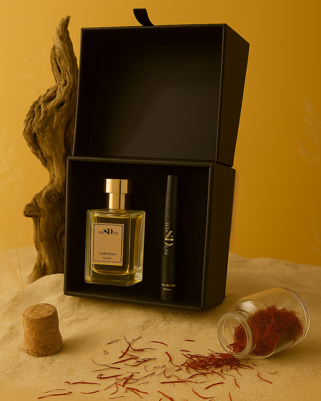 SAFFRON DUSK - Sacred spice. Sensual skin.