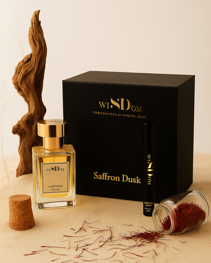 SAFFRON DUSK - Sacred spice. Sensual skin.