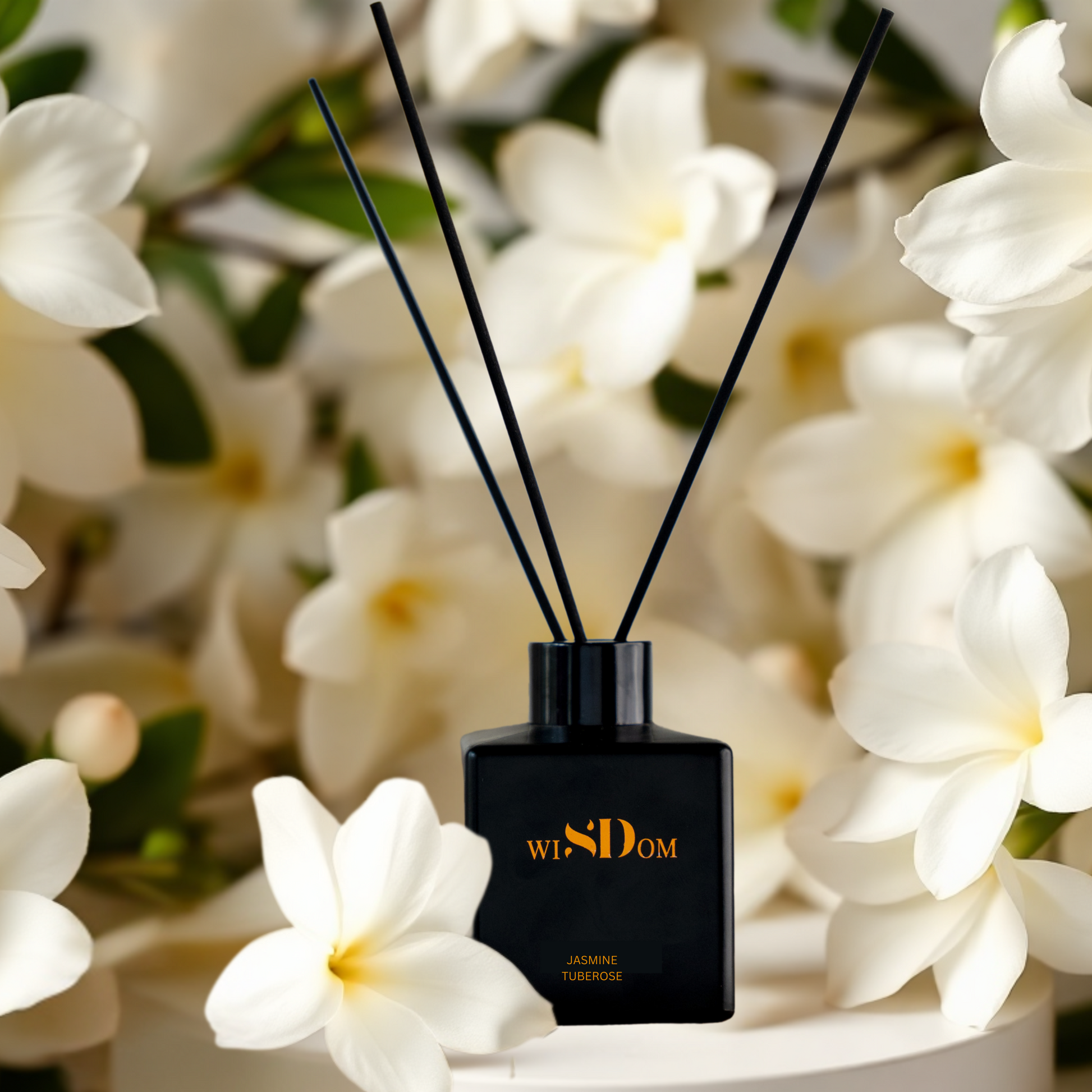 Jasmine & Tuberose Reed Diffuser - Wisdom Fragrances 