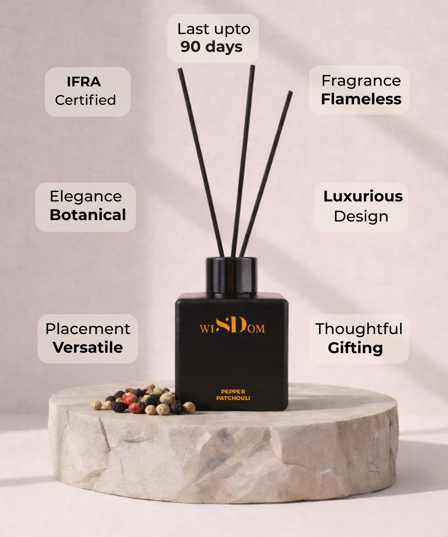 Pepper & Patchouli Reed Diffuser
