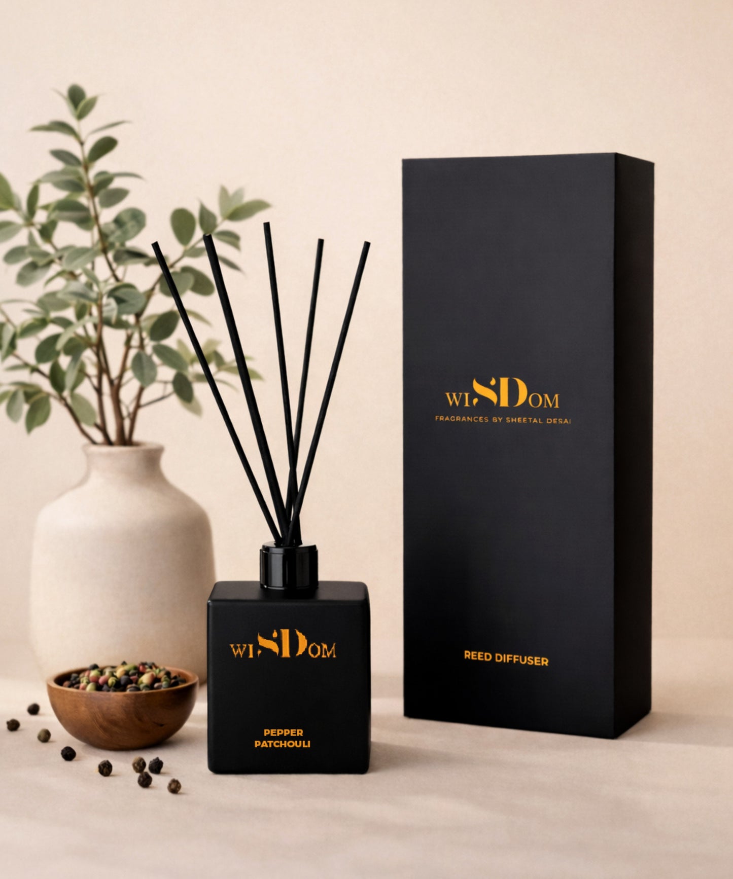 Pepper & Patchouli Reed Diffuser