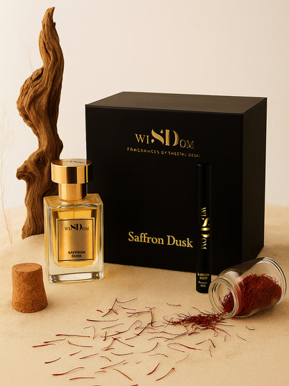 SAFFRON DUSK - Sacred spice. Sensual skin.