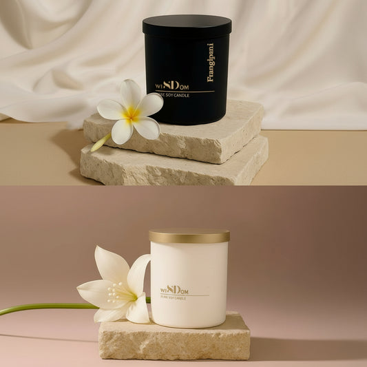 Frangipani & Peruvian lily