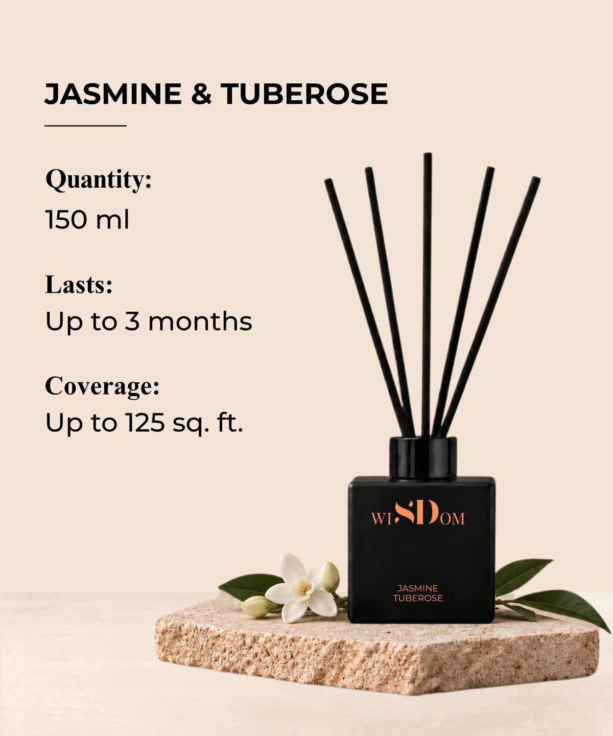 Jasmine & Tuberose Reed Diffuser