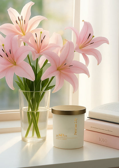 Frangipani & Peruvian lily