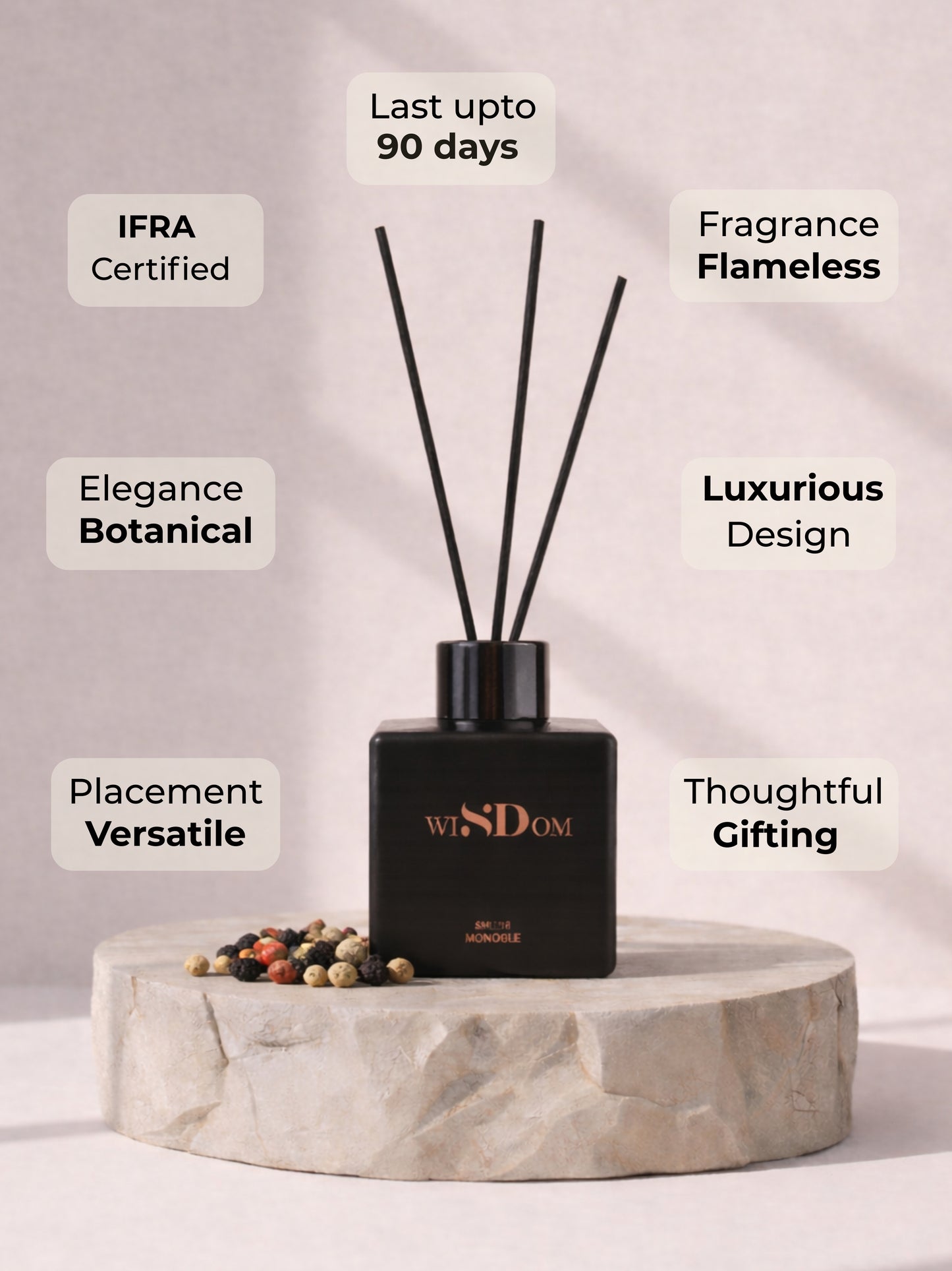Pepper & Patchouli Reed Diffuser