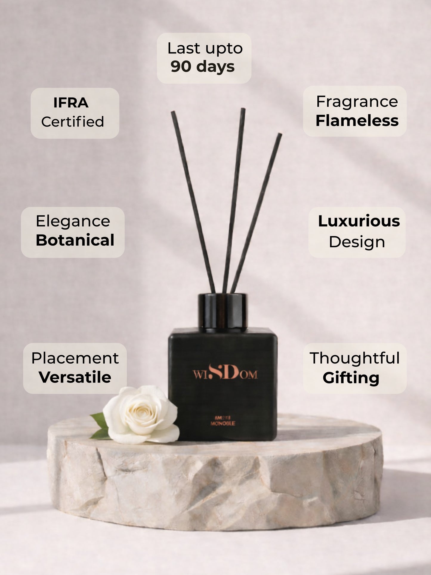 Amber & Velvet Rose Reed Diffuser