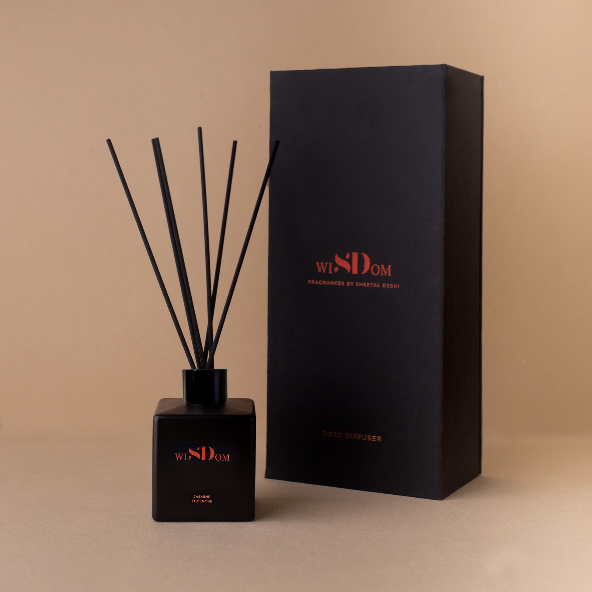 Jasmine & Tuberose Reed Diffuser - Wisdom Fragrances 