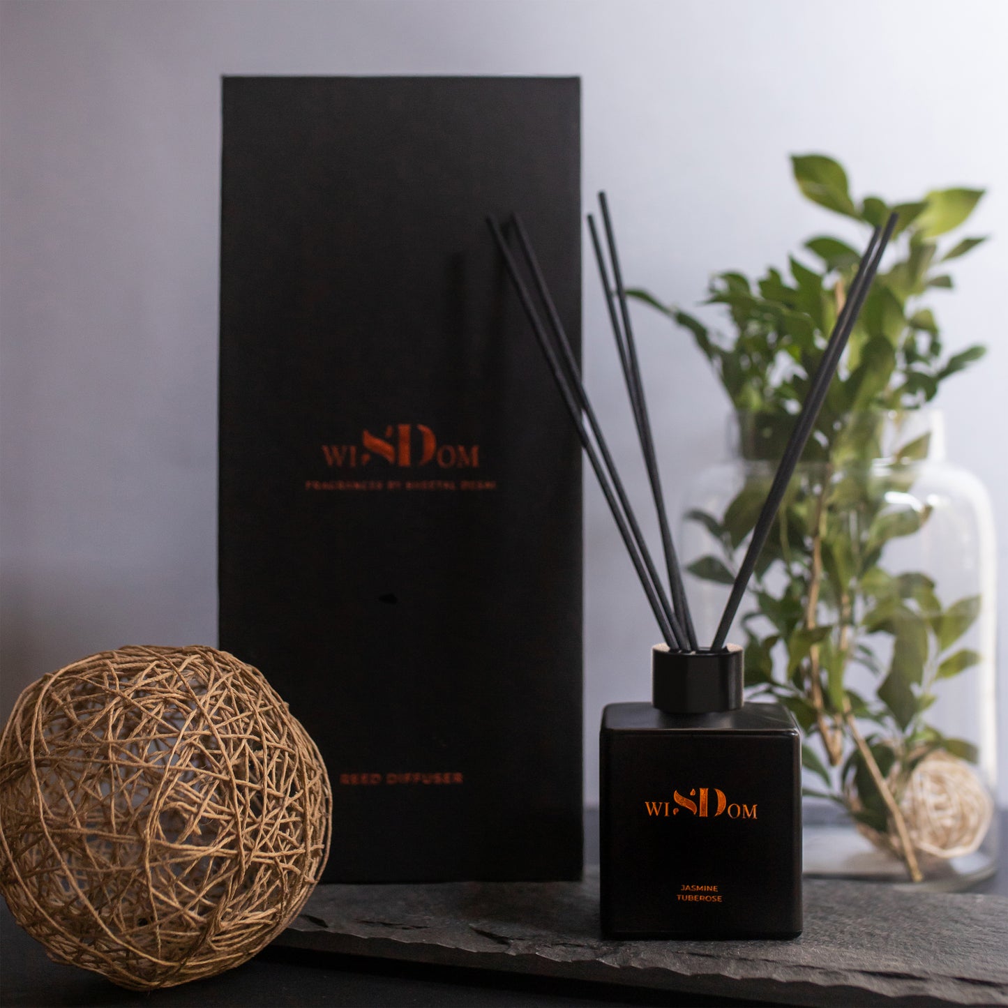 Jasmine & Tuberose Reed Diffuser - Wisdom Fragrances 