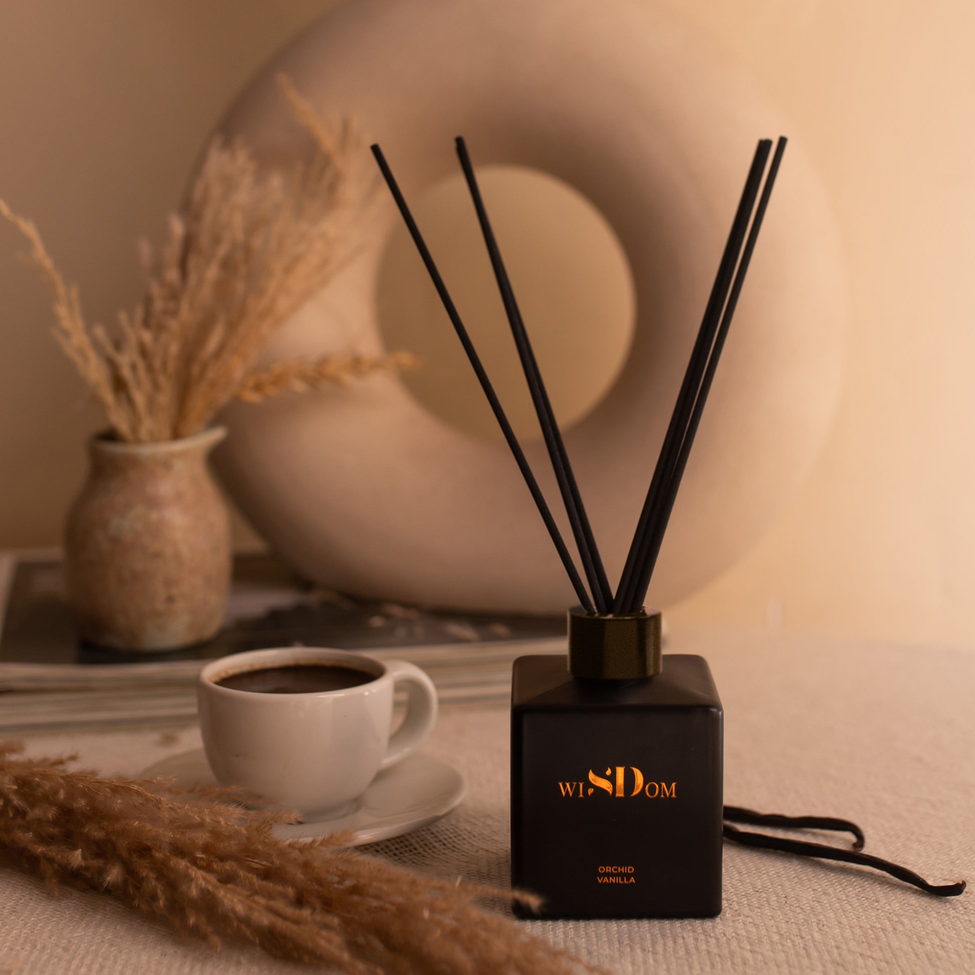 Orchid & Vanilla Reed Diffuser - Wisdom Fragrances 